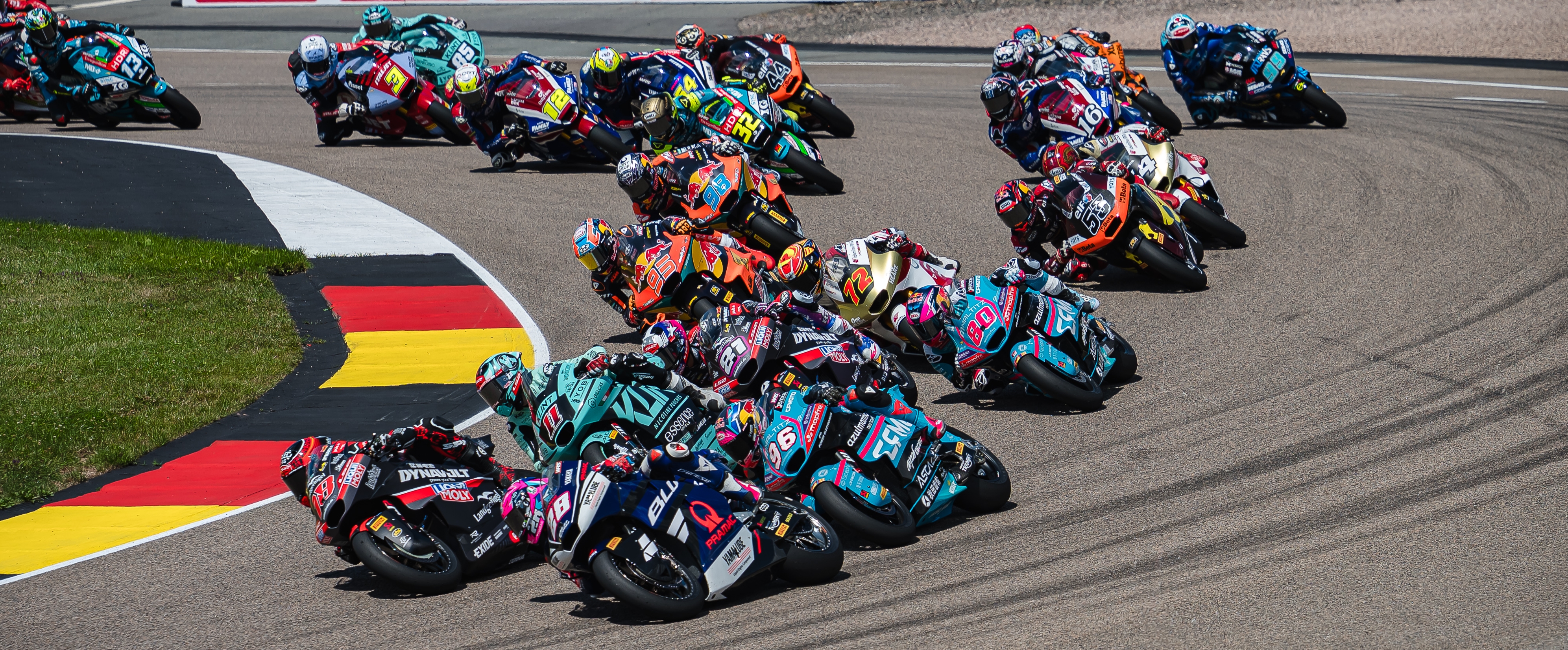 Head-to-heads, show and records at Sachsenring, with Ortolá and Uriarte’s wins