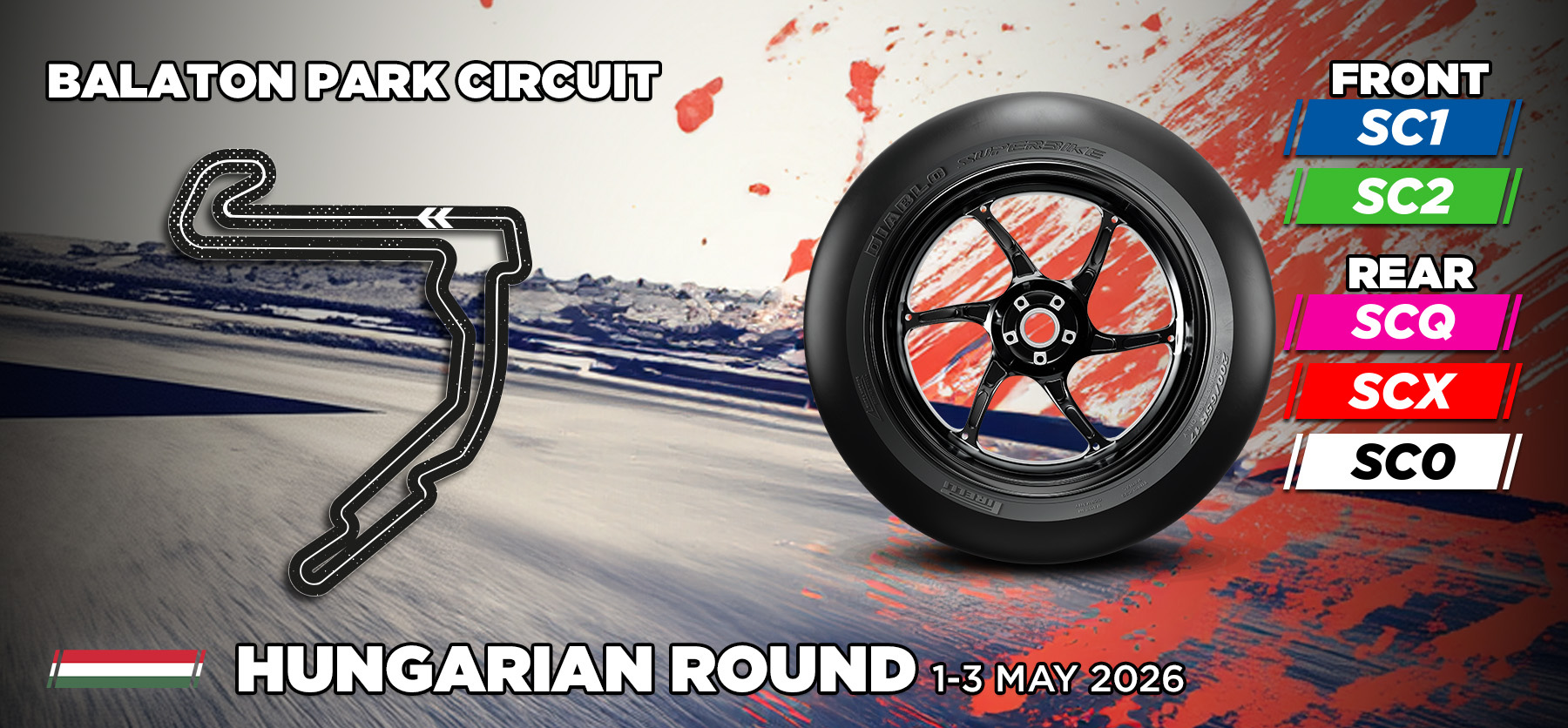 Pirelli focuses on the SCX rear tyre in return to Balaton